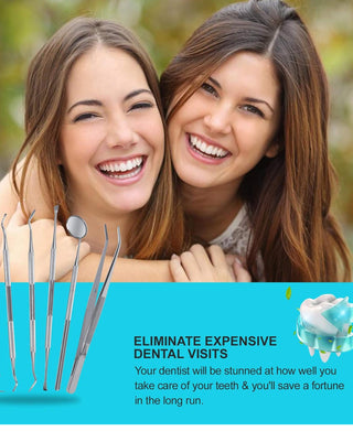 5-Pc Stainless Steel Teeth Cleaning Kit