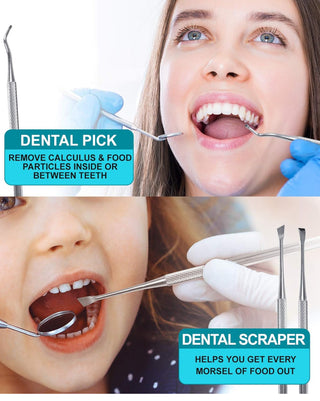 5-Pc Stainless Steel Teeth Cleaning Kit