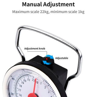 Portable Hanging Weight Scale & Measuring Tape for Home