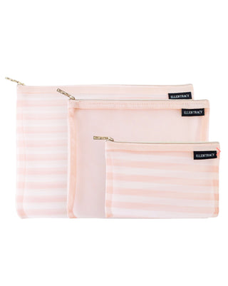 3Pc Travel Pouch Set