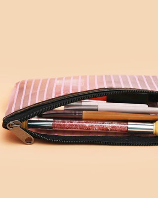 Mesh Makeup/travel Bags pink