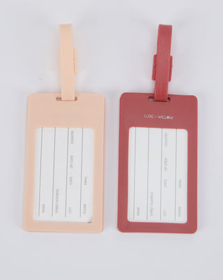 2Pc Luggage Tags