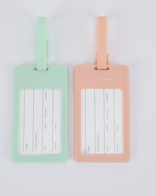 2 Pc Luggage Tags