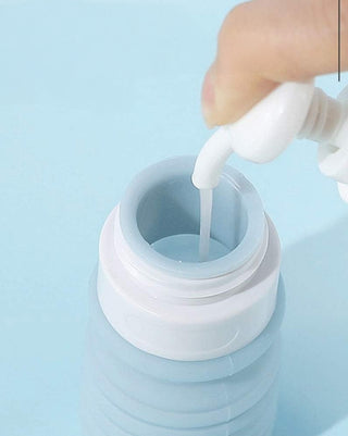6 Pack Collapsible Travel Bottles Set