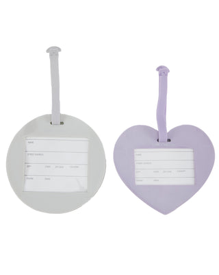 2pack Luggage Tag for Suitcases love