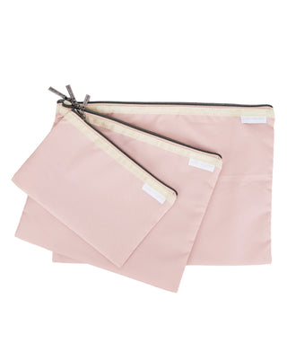 Mesh Makeup/travel Bags pink