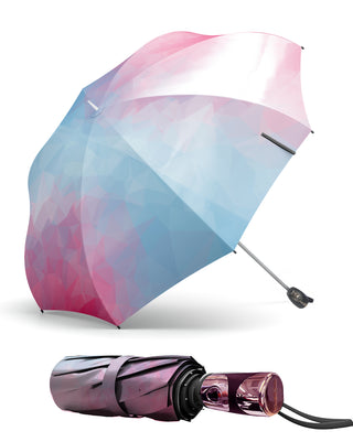 Bebe Umbrella Pink and Colorfull Print Design